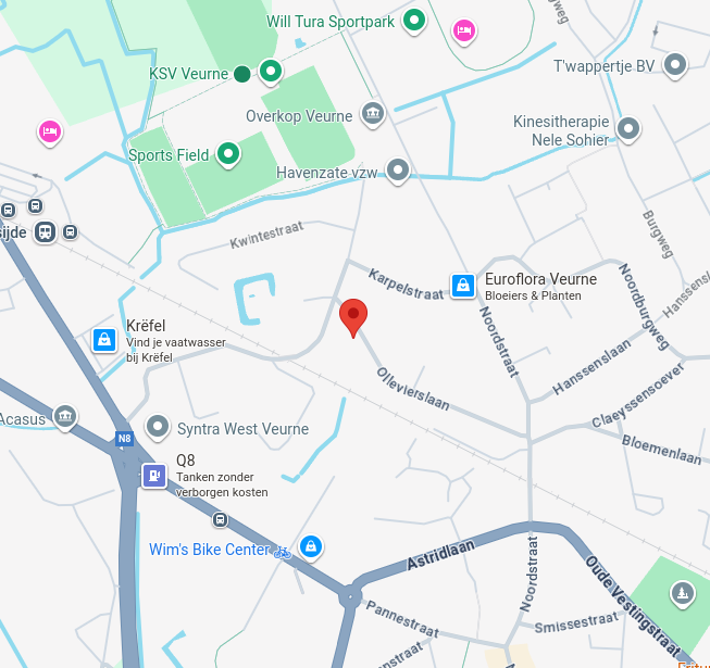 Locatie Kanok Massage Veurne